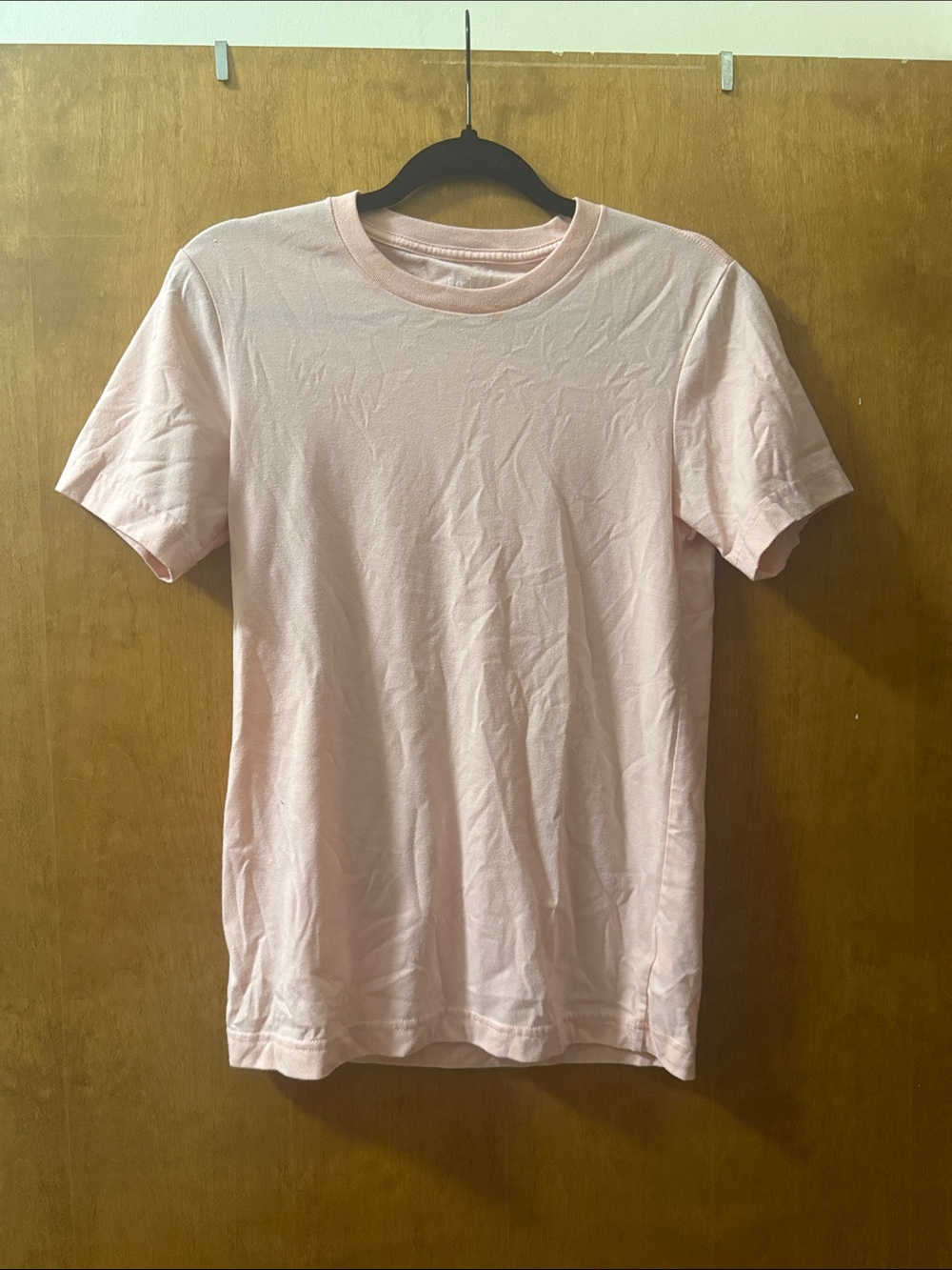 George Men's Light Pink Crew Neck Short Sleeve Tee
